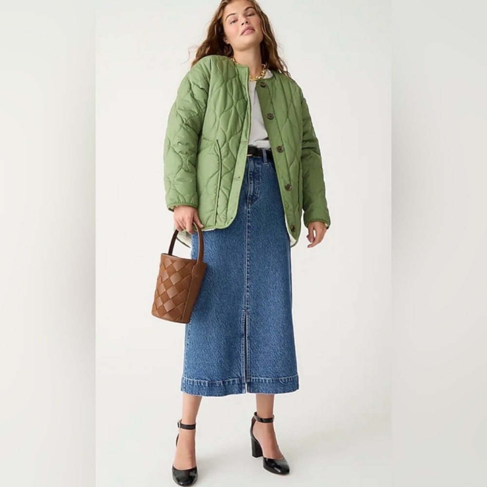 J.Crew Reversible Puffer Jacket with PrimaLoft